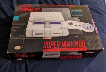 Super Nintendo Console Brand New