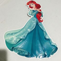Ariel Metal Disney Princess Wall Decoration 12x9.5