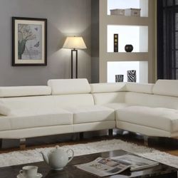 U7101 WHITE SECTIONAL