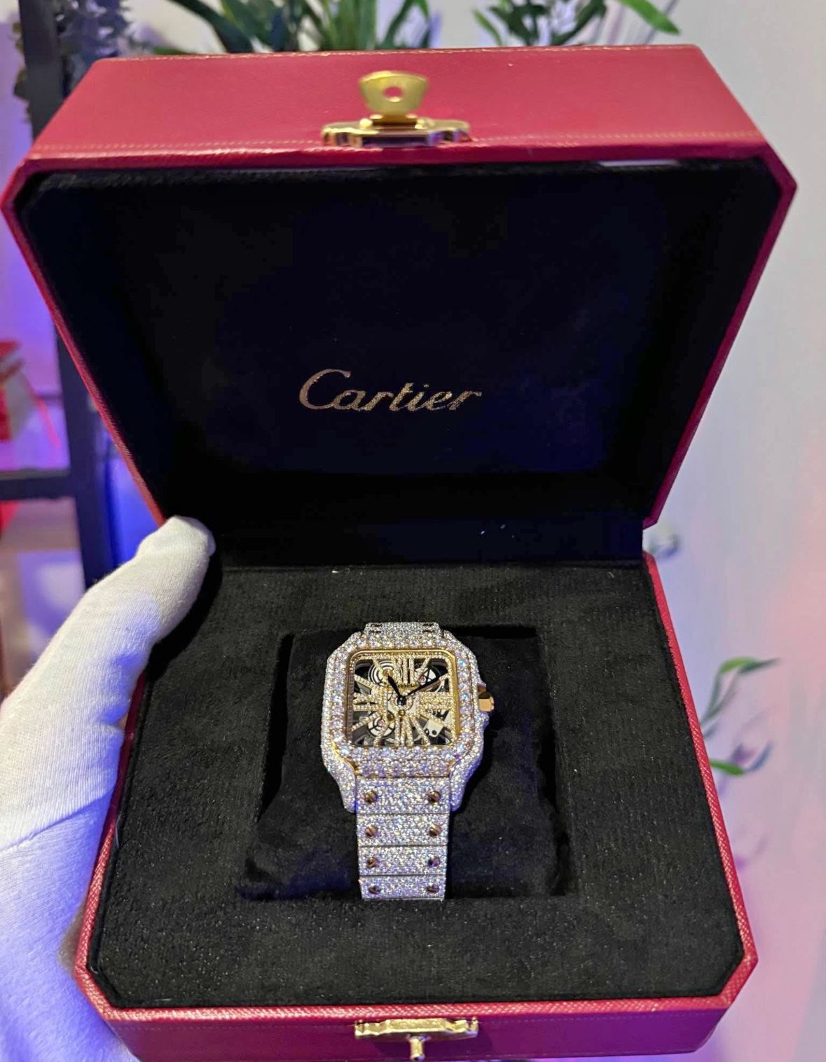 VVS Moisonite Cartier Skeleton
