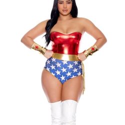 Forplay Women's Super Seductress Halloween Costume suit size S/M