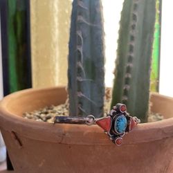 Vintage Southwest Sterling Silver Bracelet 