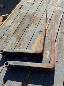 Heavy duty forklift forks
