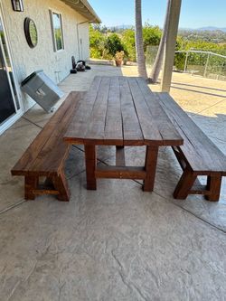 Eucalyptus Picnic Table