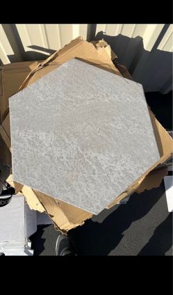 Nagpur Grand Hex Perla 19in x 22in Porcelain Tile (13.2sq.ft per box)