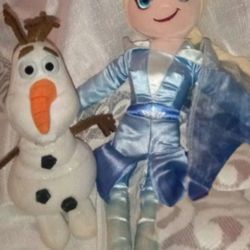 Disney Frozen - Elsa & Olaf - Plush Set 