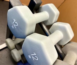 Dumbbells Cast Iron with Neoprene Coat (ASK for PRICES)