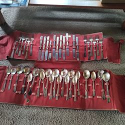 Vintage silverware set