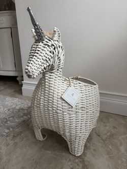 Pottery Barn Kids Unicorn Basket