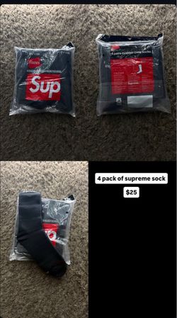 Black Supreme socks