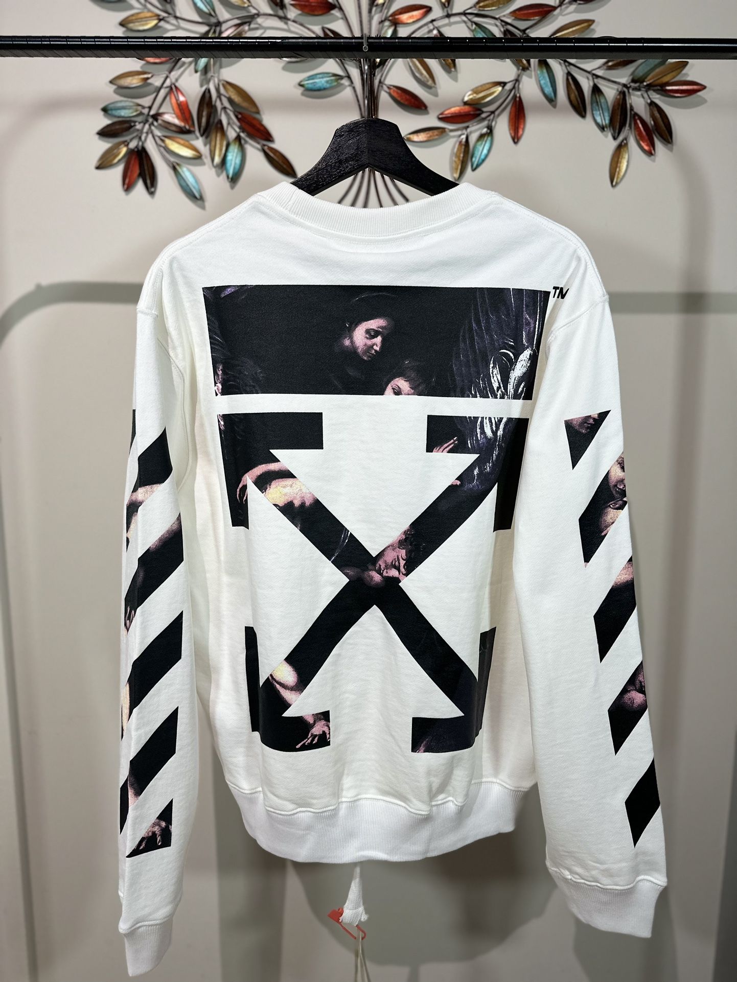 OFF-WHITE CARAVAGGIO ARROWS SWEATSHIRT , Visit Our Profile For More Items Available…