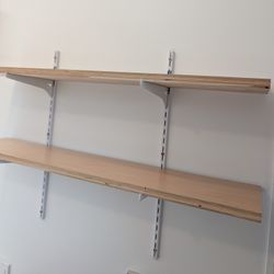 Adjustable Wooden Shelf / Shelves Set