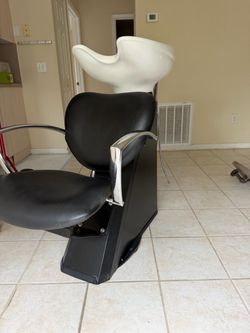 salon sink and chair modern