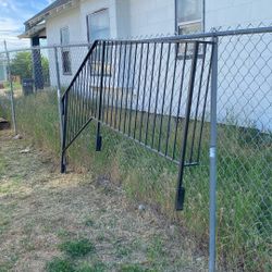 12 Foot Rod Iron Railing  Section 