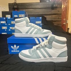 Adidas Top Ten “light Blue/White” Men’s 9.5