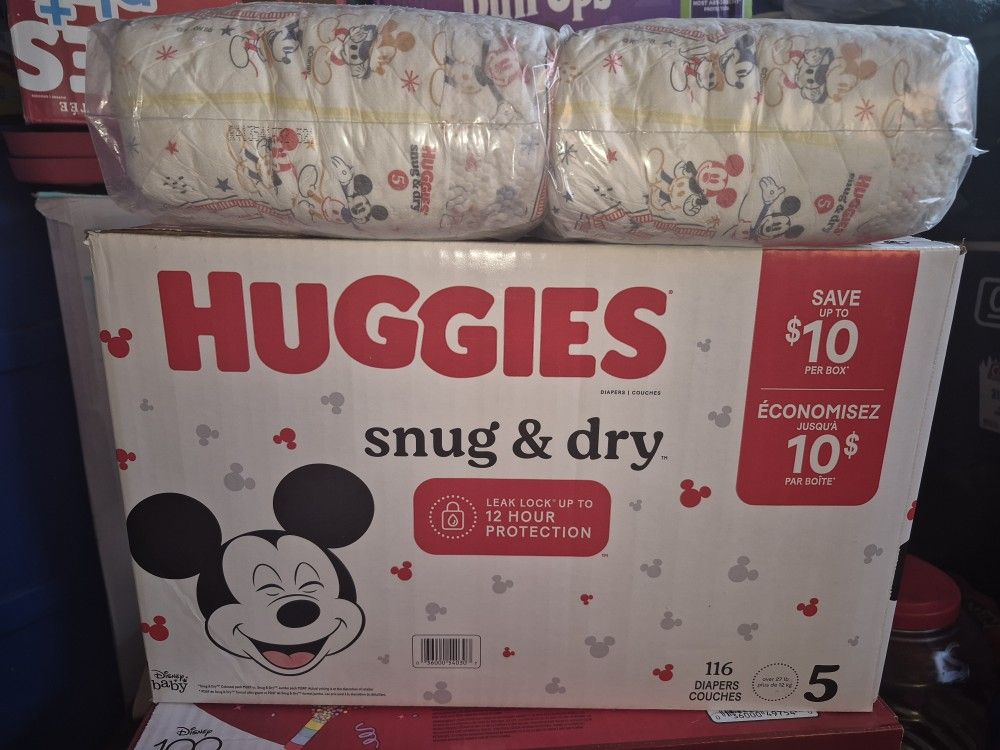 Huggies Size 5 Son 172 Pañales Por $40 Precio Es Firme