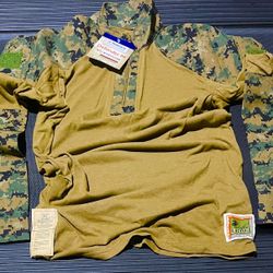 FR Combat Woodland MARPAT Shirt Size ML