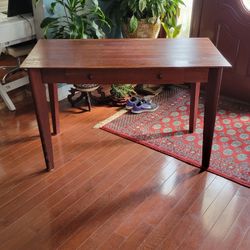 Solid Wood Desk Tapered Leg 48"