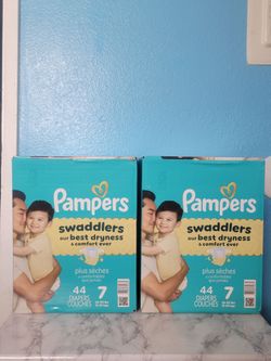 Pampers Size #7.  $25 Each