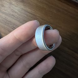 Oura Ring 4 - Brushed Silver Size 7
