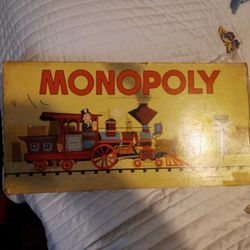 Vintage 1957 Monopoly Board Gamee