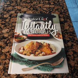 instapot cook book and couple of baking pans