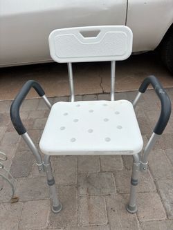 Shower Chair with Arms and Back
