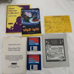 Vintage Macintosh MECC Super Munchers Game – Disks, Manual & Card