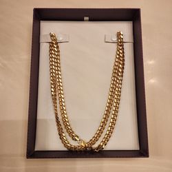 Gold Plated Sterling Silver Chain