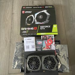 MSI Gaming GeForce GTX 1660 Ti 192-bit HDMI/DP 6GB GDRR6 HDCP Support DirectX 12 Dual Fan VR Ready OC Graphics Card (GTX 1660 T| GAMING X 6G)