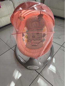 Baby Walker with Activity Tray – Pink