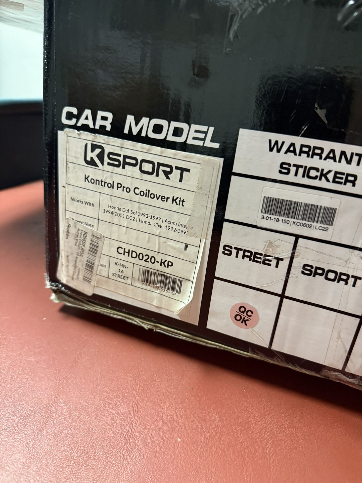 Ksport Full Coilovers CHD020-KP 92-95 Civic 94-01 Integra 93-97 Del Sol