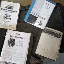 International Cub Cadet Owner Operator Manuals