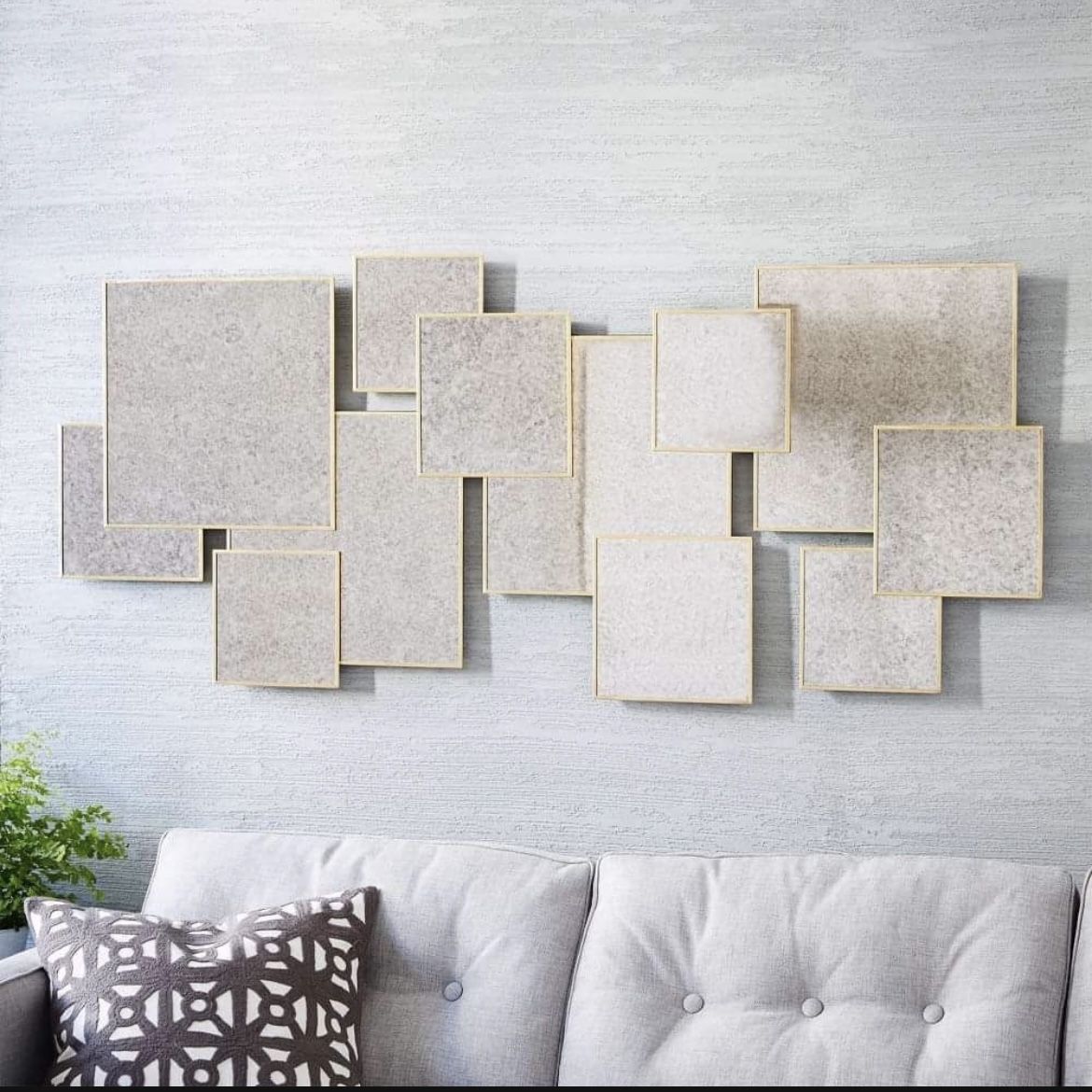 West Elm Overlapping Squares Wall Mirror