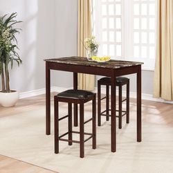 NEW 3 Piece small dining table set/study desk