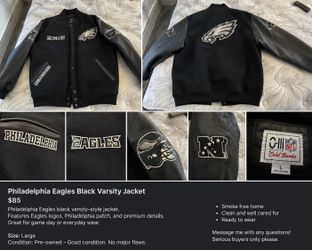 BEAUTIFUL EAGLES LETTERMAN COAT .