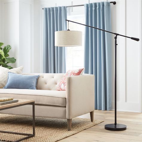 Cantilever Drop Pendant Swing Arm Floor Lamp. x2 Set for Sale in