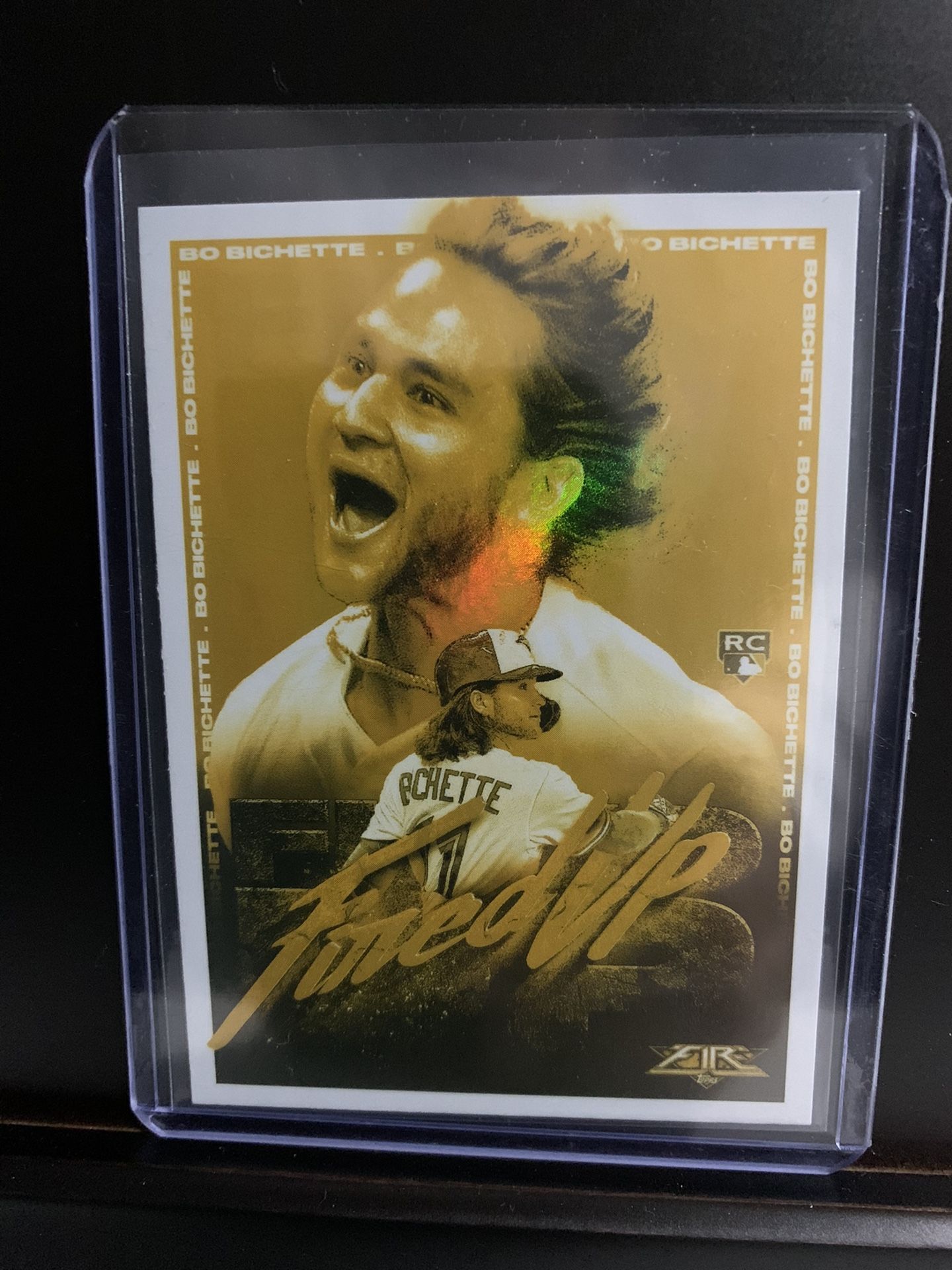 MLB Baseball 2020 Topps Fire Bo Bichette Rookie Card Fired Up Gold Minted Parallel ⚾️