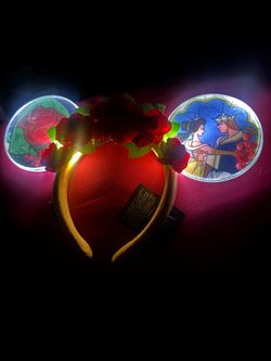 Disney beauty and the beast light up headband