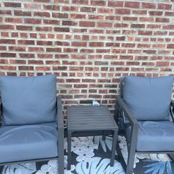 Rocking Chairs And Table Set