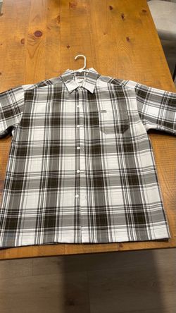 Cal Top Short Sleeve Flannel Size M