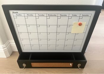 Dry Erase Magnetic Calendar Board