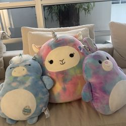 Squishmallows Lucy May 20’, LJ 16, Gwen 16