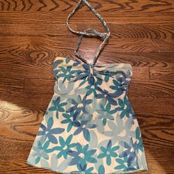 Vintage Tube Top With Neck Strap 