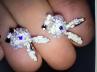 Silver Playboy Earrings 