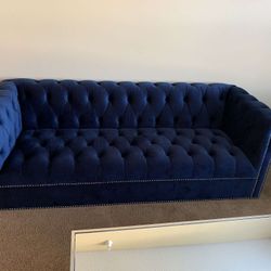 Navy Blue Sofa