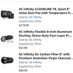 AC Infinity CLOUDLINE T8, Set 