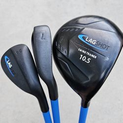 Lag Shot Triple Threat Trainer Golf Clubs - Complete Set