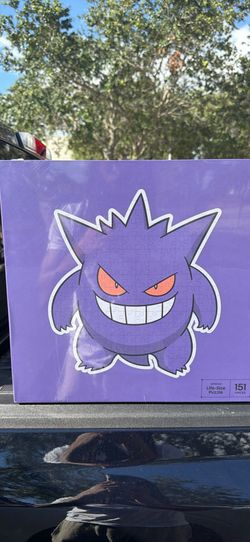 Pokémon Gengar Life-Size Jigsaw Puzzle, 151 Pieces, Over 4 ft Tall
