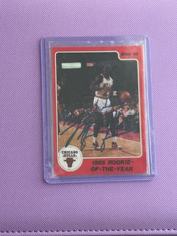 Autograph Micheal Jordan Card